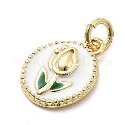 Латунь эмаль подвески&nbsp;KK-P338-29G-03