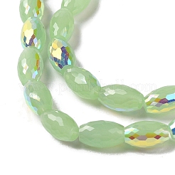 Нити бусин с цветным гальваническим покрытием ab&nbsp;EGLA-H104-04B