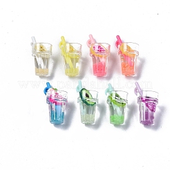 Подвески из смолы с имитацией фруктового чая&nbsp;CRES-S359-31