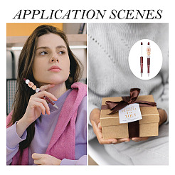 Пластиковая шариковая ручка с золотым порошком&nbsp;FIND-TAC0010-84B