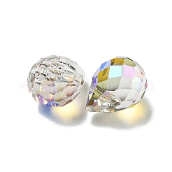 Гальванические стеклянные бусины&nbsp;EGLA-A041-02-HR01