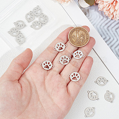 16 шт. 201 соединительные звенья из нержавеющей стали&nbsp;STAS-UN0056-52