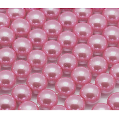 Круглые бусины из экологически чистого окрашенного стекла с жемчугом&nbsp;HY-A002-10mm-RB109