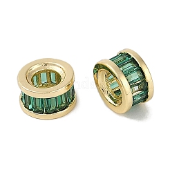 Латунные микро проложить Цирконий Европейский бисером KK-I719-20A-G