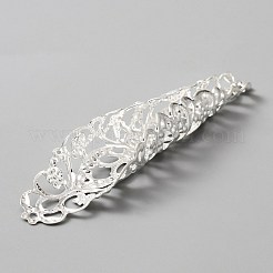 Полые железные кончики ногтей когти кольца&nbsp;AJEW-WH0282-36A