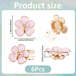 6 шт. запонки из эмалевого сплава DIY-FH0009-79C