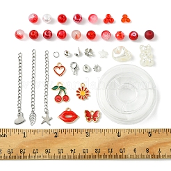 Наборы для изготовления браслетов из сплава эмали&nbsp;DIY-FS0007-51