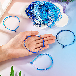 50шт 5 цвета регулируемый нейлоновый шнур для изготовления браслета&nbsp;BJEW-TA00670