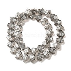 Прозрачные стеклянные бусины гальваническим пряди&nbsp;EGLA-F158-PL02