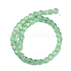 Нити из фольгированных бусин лэмпворк ручной работы&nbsp;FOIL-K003-05E