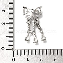 Стойки обшивки латунь микро проложить Циркон подвеску&nbsp;KK-M014-07P