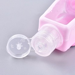 Портативная пластиковая многоразовая бутылка&nbsp;AJEW-TAC0020-06B