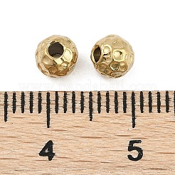 Текстурированные бусины из хирургической нержавеющей стали 316 STAS-M106-01D-G