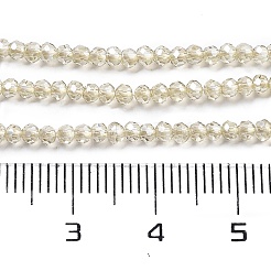 Стеклянные бусины с гальваническим покрытием &nbsp;EGLA-XCP0001-10