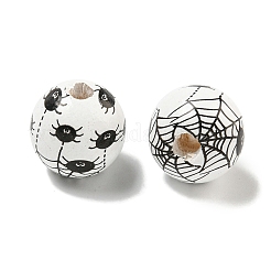 Набивные деревянные европейские бусины&nbsp;WOOD-G022-08A-11