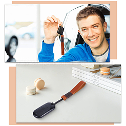 2 шт. брелок для ключей из коровьей кожи&nbsp;AJEW-CL0001-80C