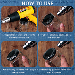 400 шт. 4 вида термоусадочных пакетов из ПВХ&nbsp;ABAG-CY0001-03