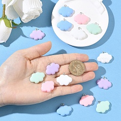 15шт 5 цвета подвески из смолы&nbsp;RESI-YW0005-57