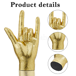 Украшения для демонстрации жестов «люблю тебя» из смолы&nbsp;DIY-WH0888-838