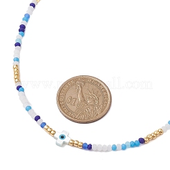 Стекло бисера ожерелья&nbsp;NJEW-JN04896-01