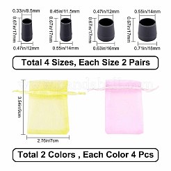 8 пара защитных накладок из ПВХ для высоких каблуков&nbsp;FIND-GF0002-08D