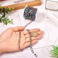 Цепи-скрепки из нержавеющей стали 304 с вакуумным покрытием PVD&nbsp;CHS-TA0001-10