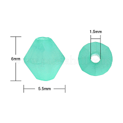 800шт 8 цвета матовые акриловые бусины&nbsp;MACR-CJ0001-27