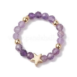 Круглые бусины из натурального апатита&nbsp;RJEW-JR00714-02