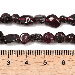 Гранат природный бисер пряди самородки&nbsp;G-J335-32