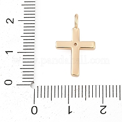 Подвески из латуни с прозрачным фианитом&nbsp;KK-Q096-07B-G