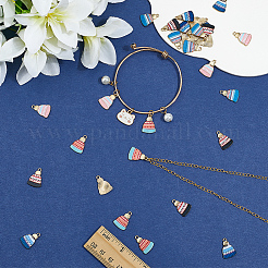 30 шт. 5-цветные подвески из сплава с зимней тематикой&nbsp;FIND-SC0019-61