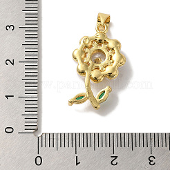 Стойка для цветов покрытие латунь прозрачное стекло подвески&nbsp;KK-U027-30G