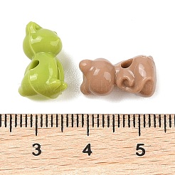 Непрозрачные бусины из акрила&nbsp;MACR-S830-02