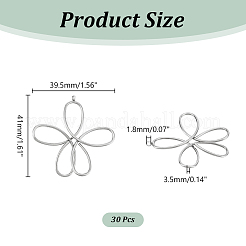 30 шт. подвески из нержавеющей стали 304&nbsp;FIND-UN0003-58