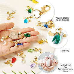 Стеклянные подвески-капли&nbsp;HJEW-TAC0054