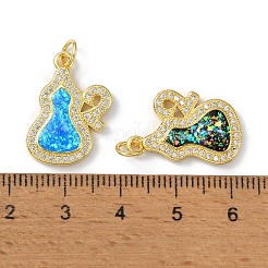 Латунные микро проложить кубического циркония подвески&nbsp;KK-A197-30G