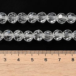 Прозрачные стеклянные бусины&nbsp;EGLA-A035-T8mm-D19