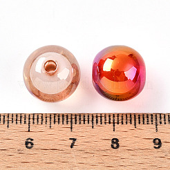 Непрозрачные акриловые бусины с УФ-покрытием&nbsp;OACR-I015-26