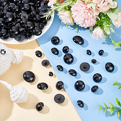 210 шт. 7 стильные пластиковые кнопки с 1 отверстиями BUTT-AR0001-08