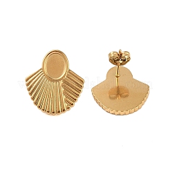 Серьги из нержавеющей стали 304 с ионным покрытием (IP)&nbsp;STAS-S125-08G