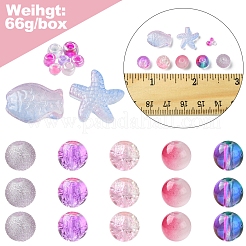 66 г стеклянных бусин&nbsp;GLAA-FS0002-03A