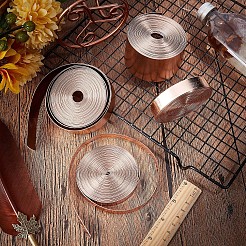 Мягкий плоский шнур из искусственной кожи&nbsp;LC-WH0006-03B-03