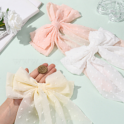 3 шт. 3-х цветные тканевые заколки-банты из кожи аллигатора&nbsp;PHAR-SP0001-16