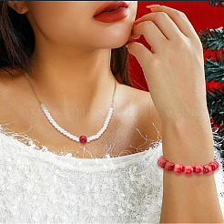 400шт окрашенные бусины из натурального дерева&nbsp;COCO-PA0001-15