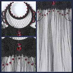 Головной убор из фетра и сплава корона&nbsp;OHAR-WH20020-01C