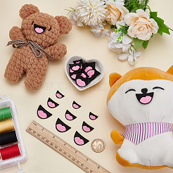 1 пакетик фетрового ротика для куклы&nbsp;AJEW-FG0004-91B