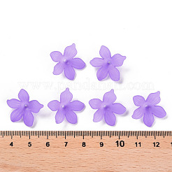 Матовые акриловые колпачки из бисера&nbsp;X-MACR-S371-05A-747