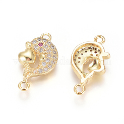 Соединители из латуни с микрочастицами и кубическим цирконием&nbsp;ZIRC-G164-06G