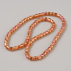 Гальванизируйте прозрачное стекло бисер нитей&nbsp;EGLA-TAC0008-01D