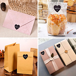 2 рулон сердца с наклейками-благодарностями&nbsp;DIY-TA0013-58B